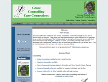 Tablet Screenshot of gracecounselling.com